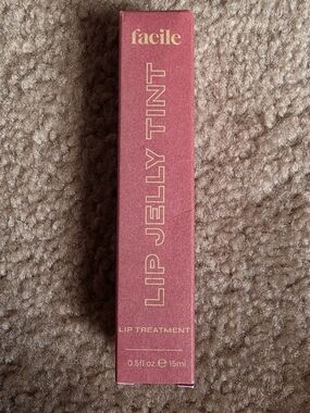 Facile Lip Jelly Tint Lip Treatment .5fl Oz Rose Pink $14 NIB